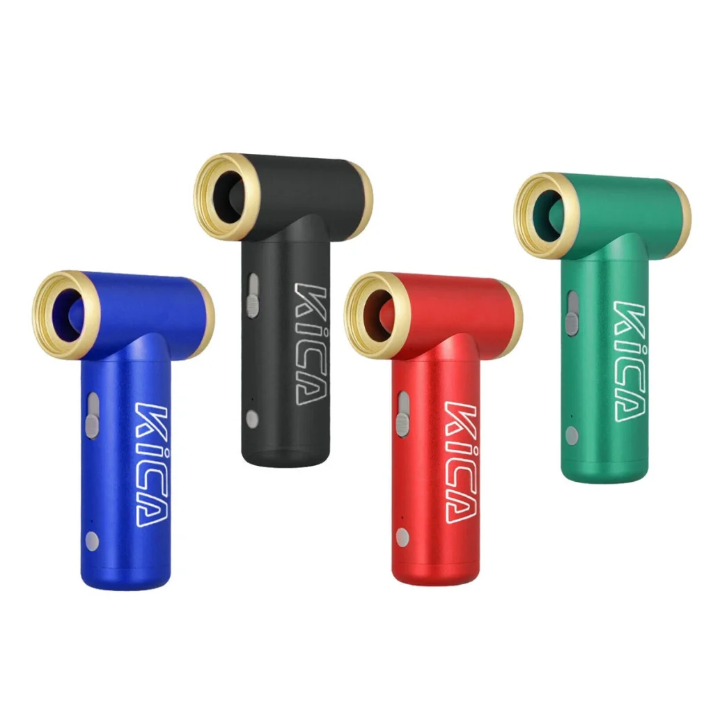 KICA Jet Fan 2 Turbo Fan Electric Air Blower Dust Cleaner Portable Cordless Rechargeable 300g with 100000 RPM Brushless Motor High Pressure Air Flow for Home Office Car Electronics Cleaning