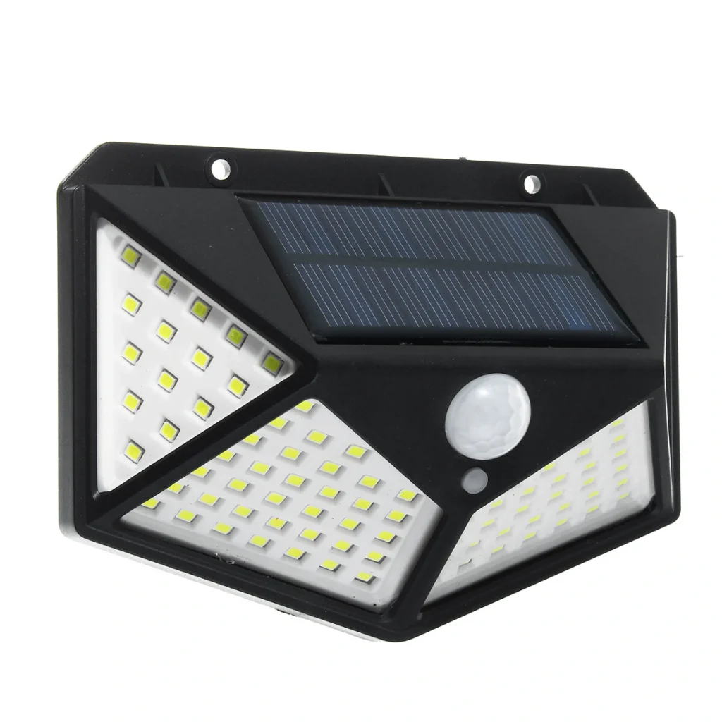 Elfeland 100 LED Solar Power Waterproof IP65 PIR Motion Sensor Solar Light Outdoor Garden Lamp