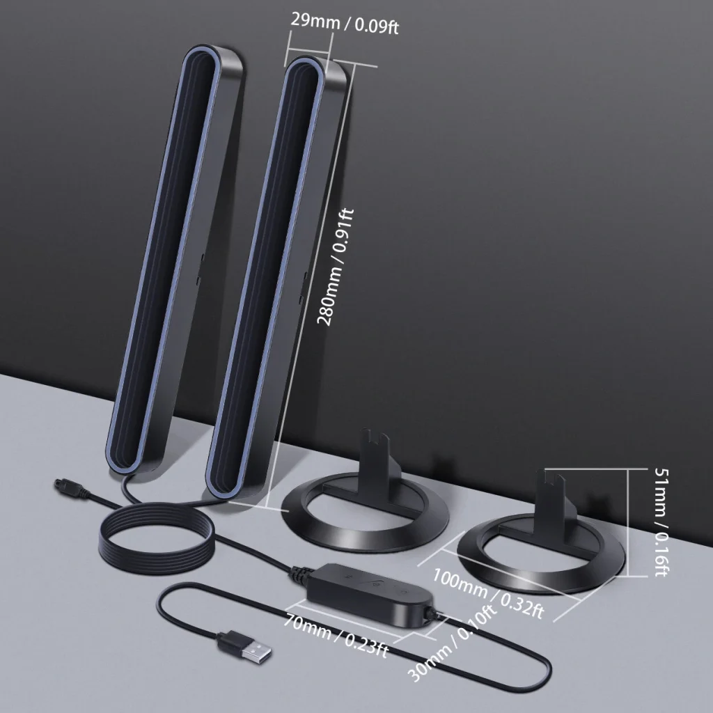 BlitzWolf BW-AL1 RGB E-Sports Desktop Ambient Llight Gaming LED Monitors Accessories APP Wireless Control for iOS/Android Device