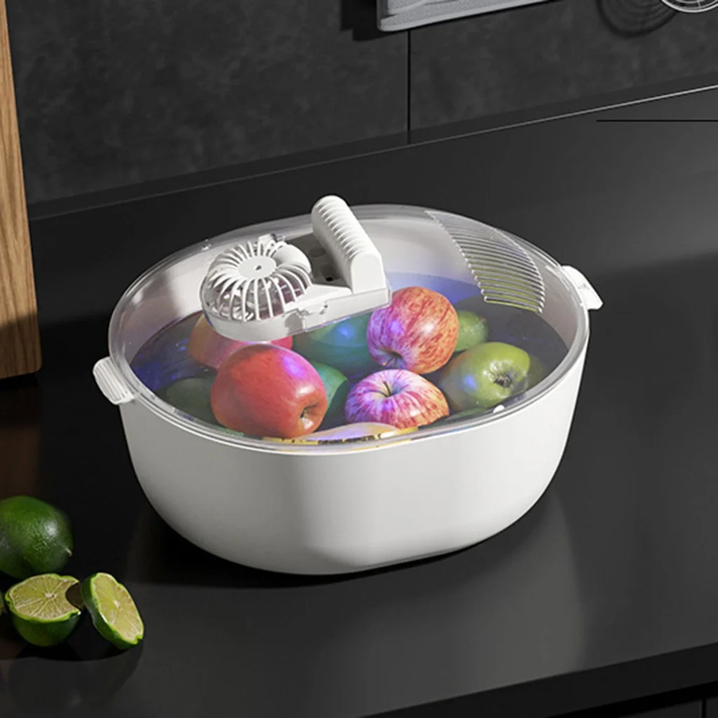 4 in 1 Intelligent Fast Defrosting Machine Household Food Defrosting Tray Meat Fresh-Keeping UV Antibacterial Dishwasher Box Meat Defroster