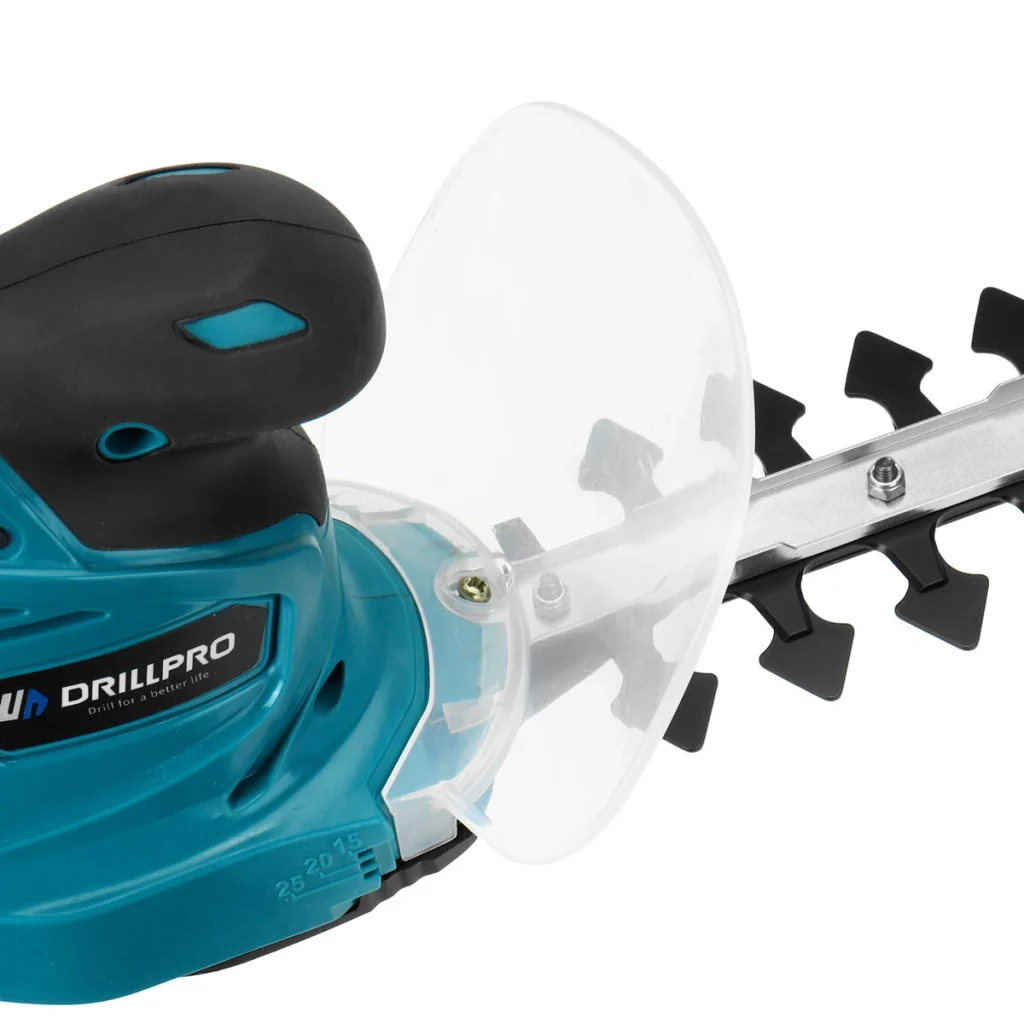 Drillpro Brushless Cordless Grass Shear and Hedge Trimmer 2-in-1 Quick Blade Change Depth Adjustment Lightweight Design