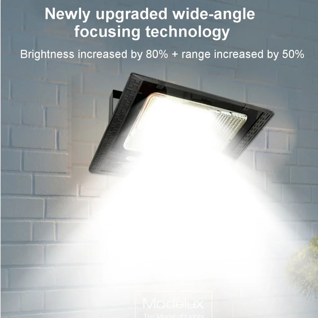 Elfeland 44/170LED Solar Wall Lights Outdoor Waterproof Infrared Garden Lamp Remote control waterproof timing induction light