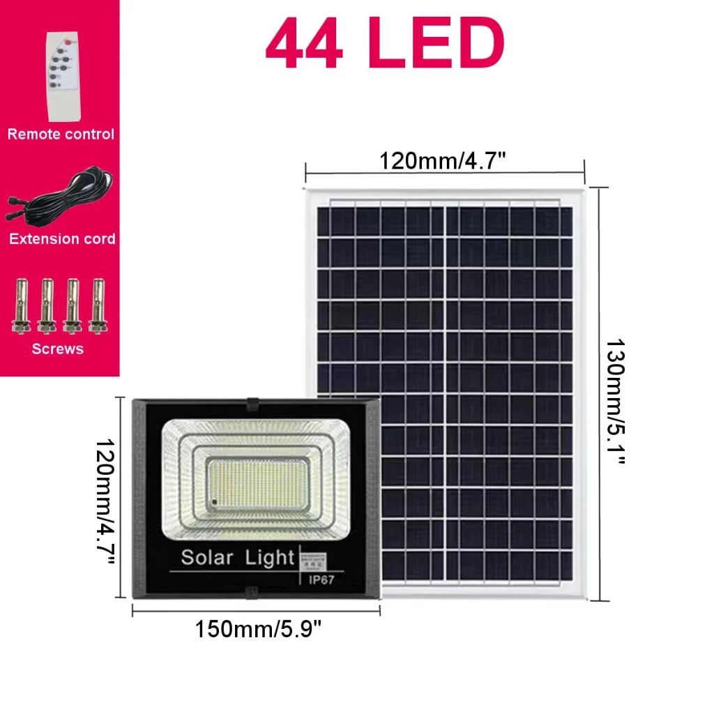 Elfeland 44/170LED Solar Wall Lights Outdoor Waterproof Infrared Garden Lamp Remote control waterproof timing induction light