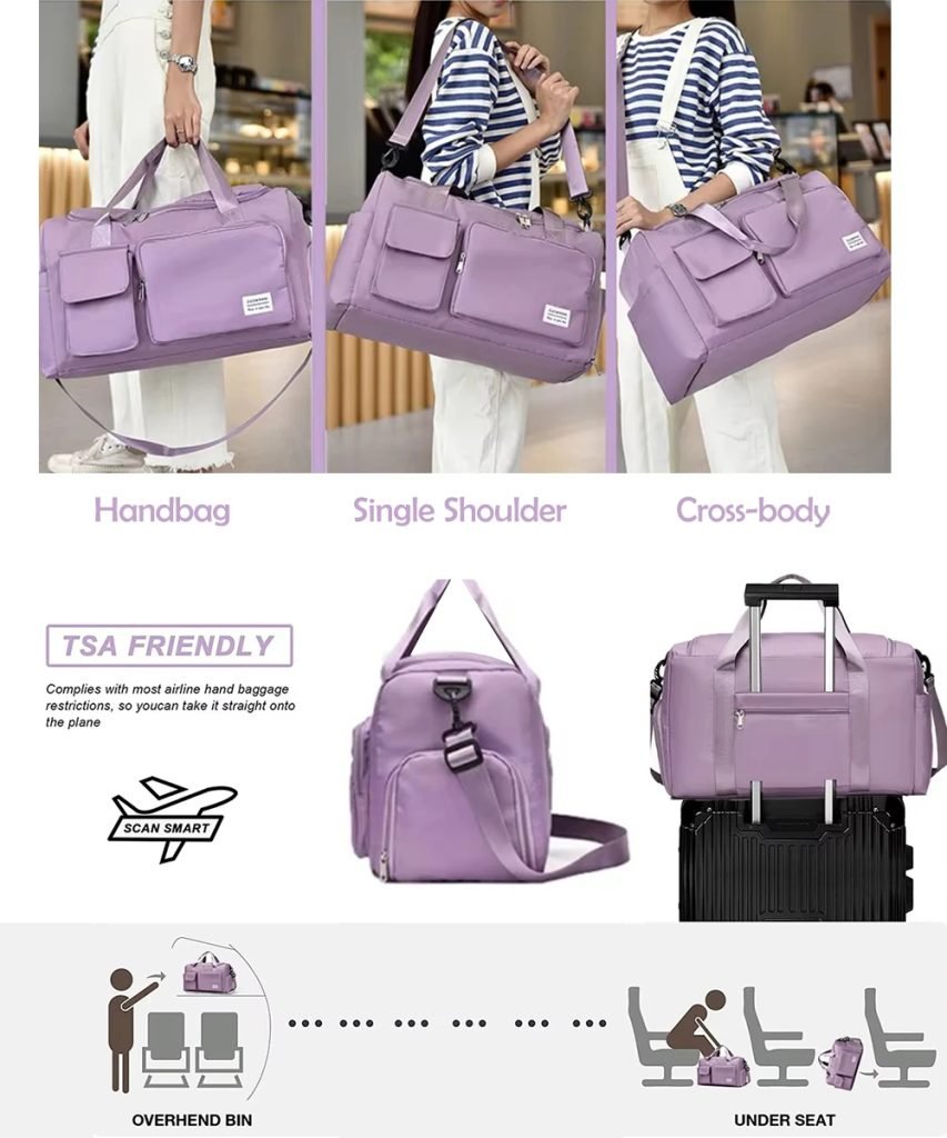 Pioneer Pro Dj Cartoon Travel Bag Large Capacity Storage Shoulder Bags Gym Duffle Pack with Shoe Compartment Portable HandBag