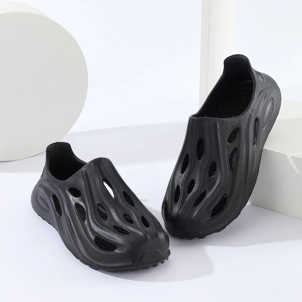 Men's Couple's Wading Clogs Summer Breathable Thick-Soled Non-Slip Beach Shoes for Men and Women Outdoor Soft-Soled Hole In-The-