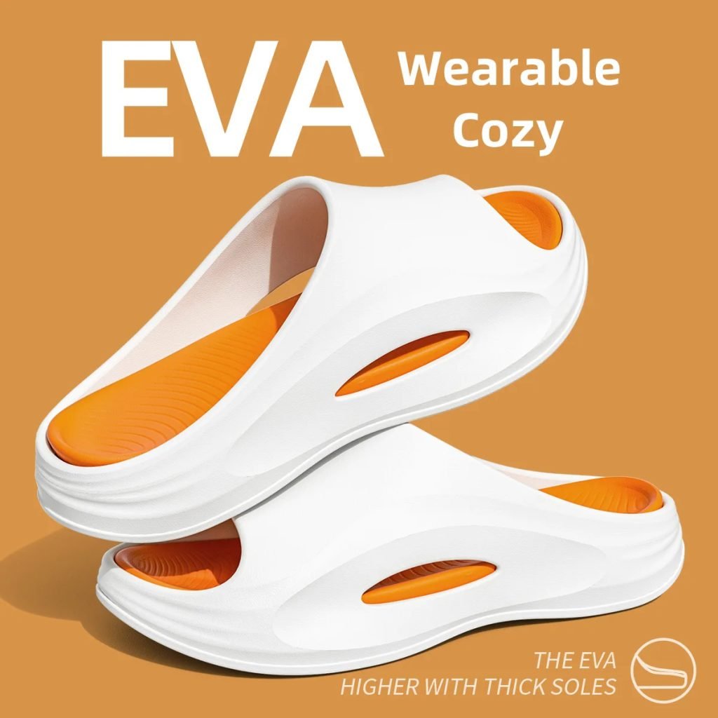 Summer Men Slipper Slides Outside Eva Flip Flops Women Living Room Slippers Sandal Beach Shoes