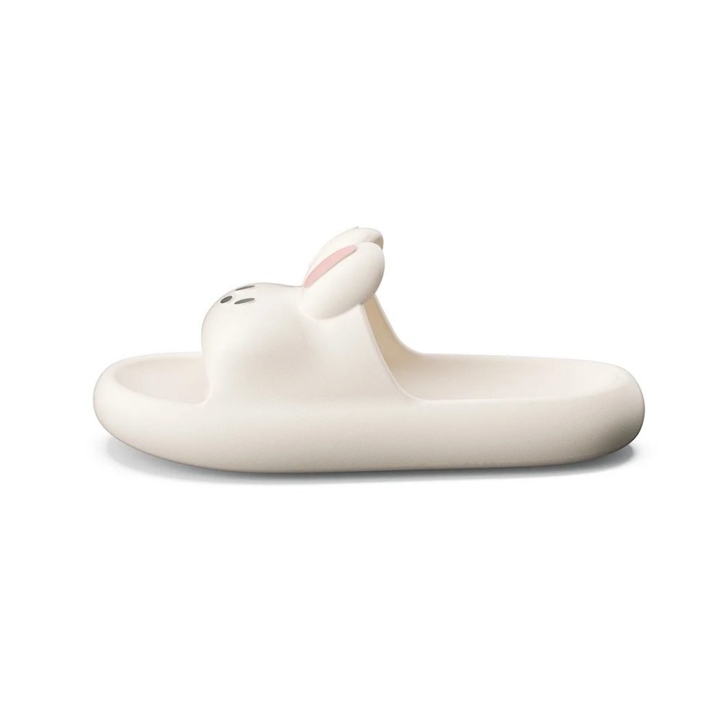 Cute Rabbit Unisex Slippers Non-Slip Slip-On Indoor Slippers Comfortable Soft Home Slippers
