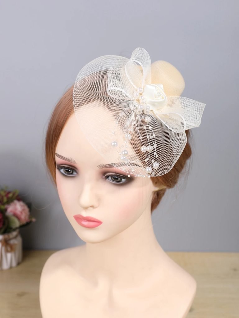 1pcs little top hat woman vintage dress cute mesh headdress dinner stage photo show birthday children's headdress accessories