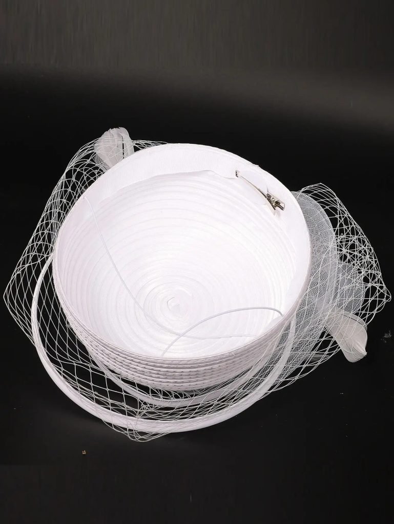 Wedding Bridal Hats Fascinators For Woman Lady With Feather Veil Cocktail Tea Party Dress Elegant Kentucky Derby Cap Church Hat