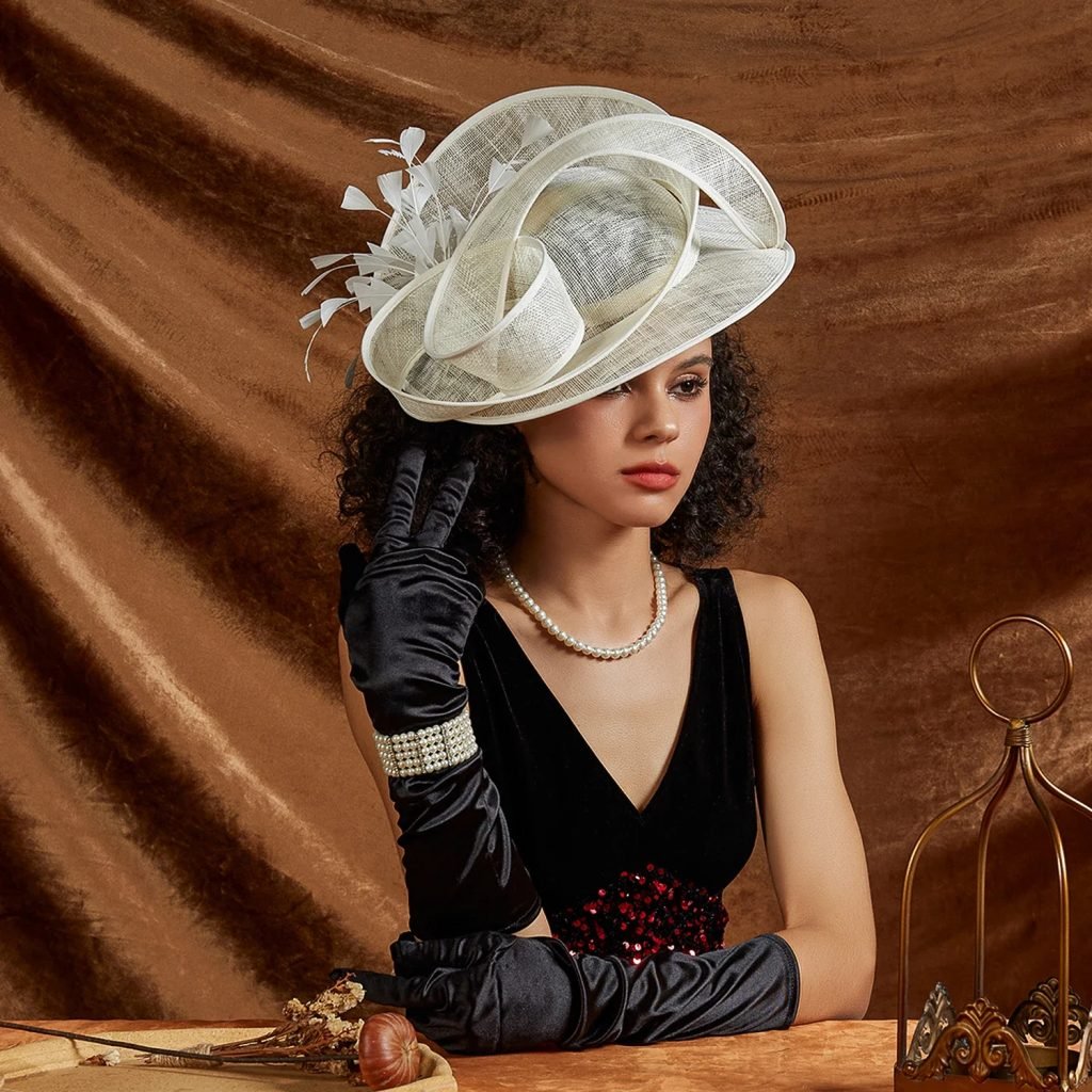 Christmas Sinamay Fascinator Fashion Wedding Hat Unique Derby Party Hat Fashion Photography Church Hats Bride Fascinators Female