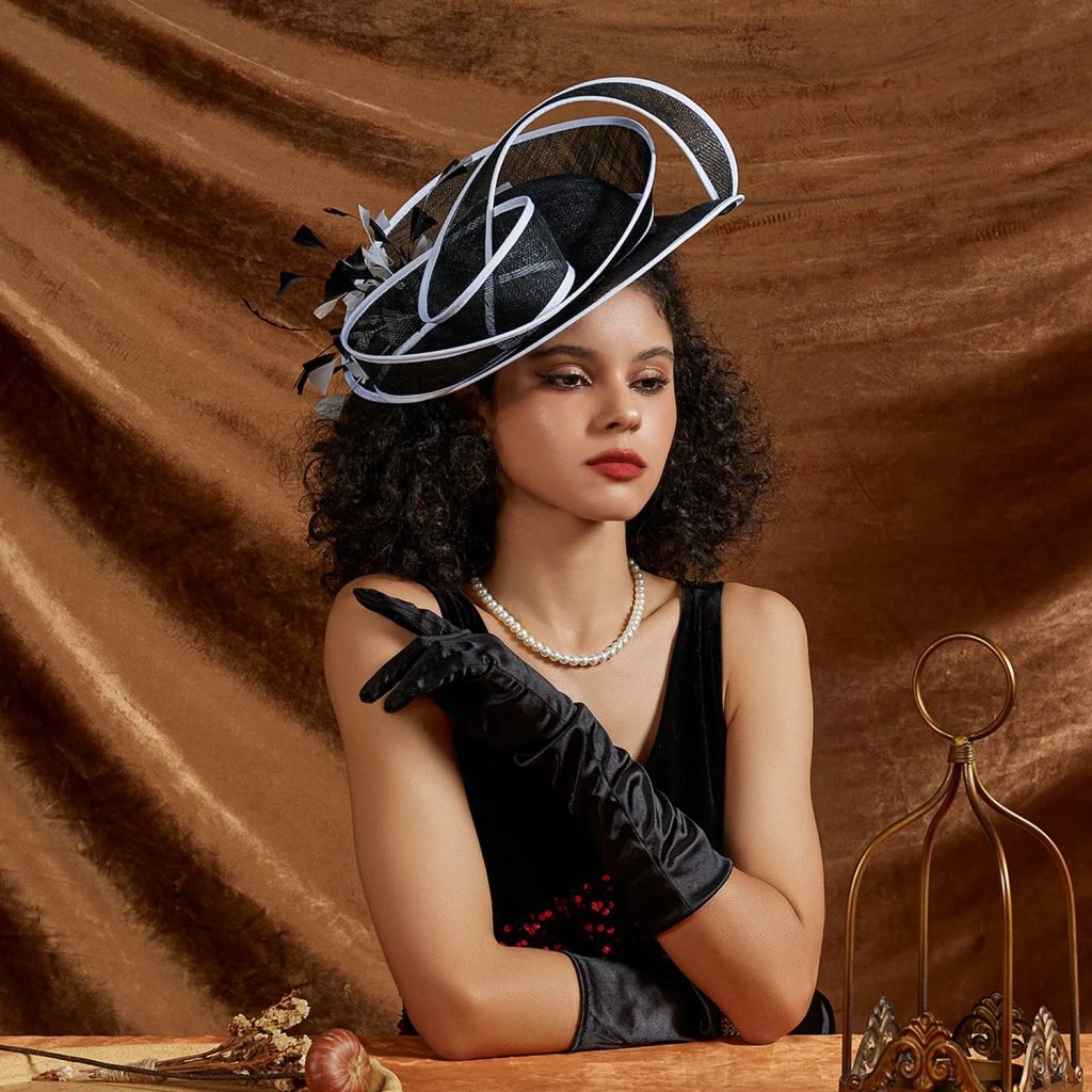 Christmas Sinamay Fascinator Fashion Wedding Hat Unique Derby Party Hat Fashion Photography Church Hats Bride Fascinators Female