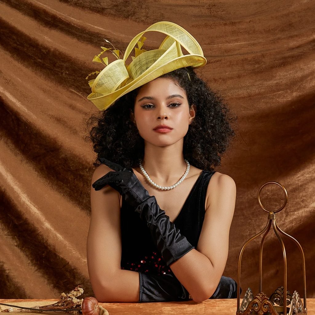 Christmas Sinamay Fascinator Fashion Wedding Hat Unique Derby Party Hat Fashion Photography Church Hats Bride Fascinators Female