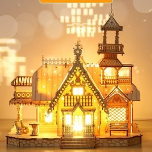 Wooden Assembled Decompression Toy Three-dimensional Model Ornaments