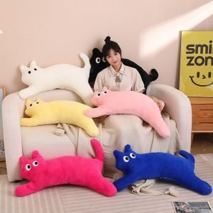 Cartoon Dopamine Cat Long Plush Toy