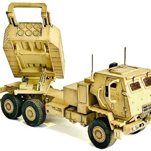United States M142 High Mobility Artillery Rocket System (HIMARS) Desert Camo "NEO Dragon Armor" Series 1/72 Plastic Model by Dragon Models