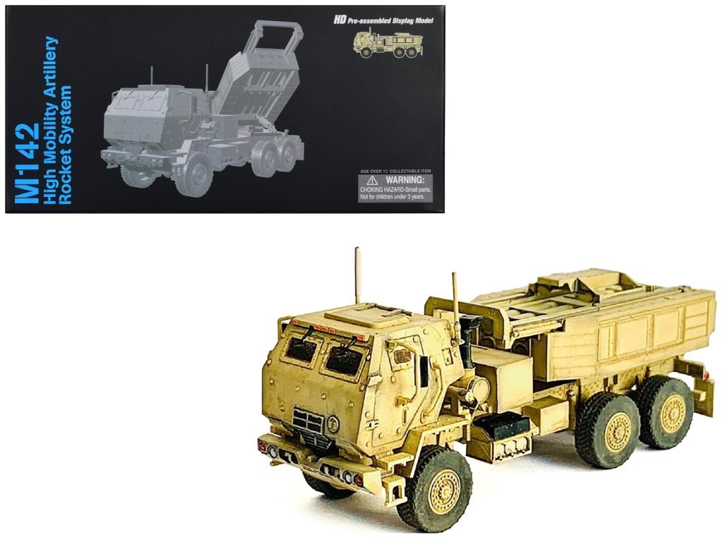 United States M142 High Mobility Artillery Rocket System (HIMARS) Desert Camo “NEO Dragon Armor” Series 1/72 Plastic Model by Dragon Models
