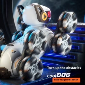 Intelligent Robot Dog Eight-wheel Stunt Deformation Remote Control Car