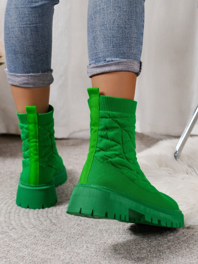 New Women’s Flying Woven Sports Short Boots Women