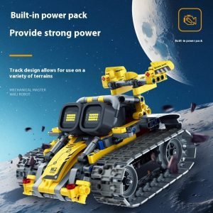 Robot Assembled Model Boy Puzzle Small Particles Building Blocks