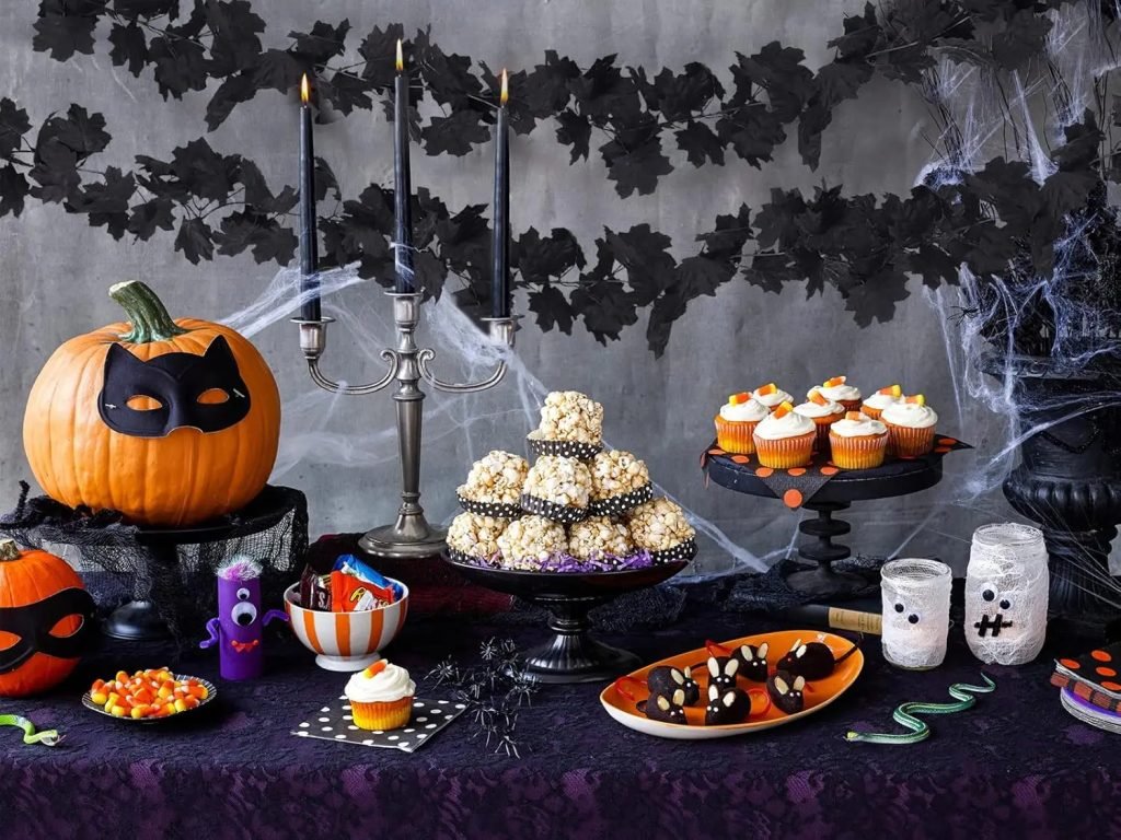 Guirnalda de hojas de arce negras para Halloween, enredaderas artificiales colgantes de otoño a granel para decoración de fiesta en casa, 2-30 Uds.