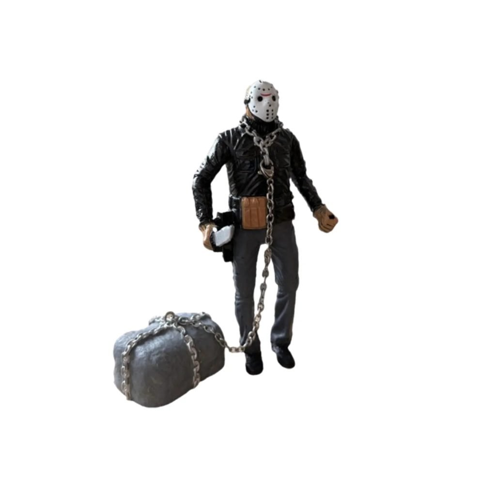 Jason Voorhees Themen personaje modelo resina dibujos animados Mini hogar decoración de escritorio regalo para fanáticos y niños