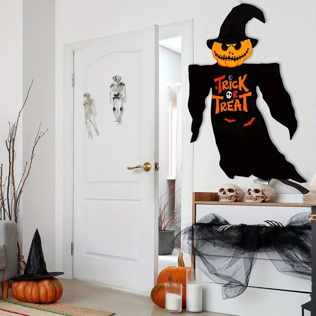 Decoraciones De bandera De Halloween para exteriores, calabazas De Halloween, carteles De patio fantasma, pancarta para truco o trato, pancarta De Halloween para el hogar y el jardín