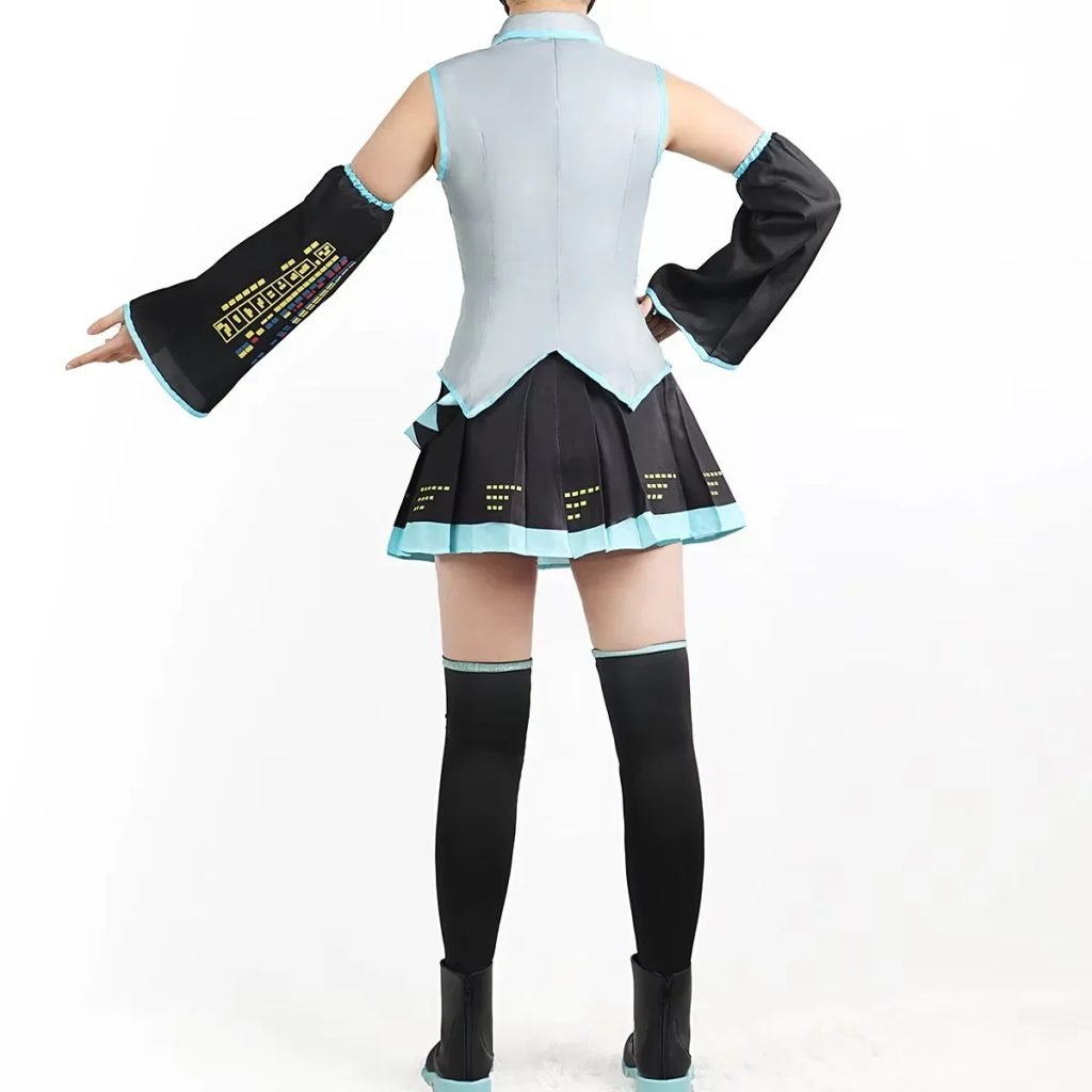 Figuras de Anime, ropa de actuación, disfraz de Miku, falda JK, peluca, accesorios para Halloween, carnaval, fiesta, Comic Con