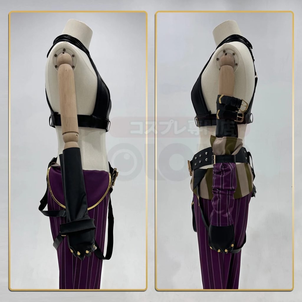 HOLOUN LOL juego Jinx Cosplay disfraz peluca Loli traje Halloween regalo de Navidad Cos convención