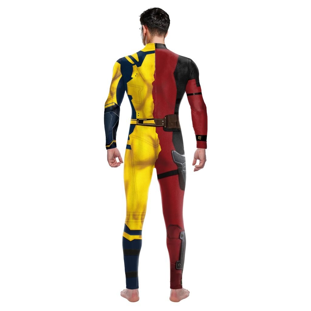 Marvel adultos niños Deadpool Wolverine Cosplay disfraz Wilson James Howlett superhéroe Catsuit Halloween carnaval fiesta monos