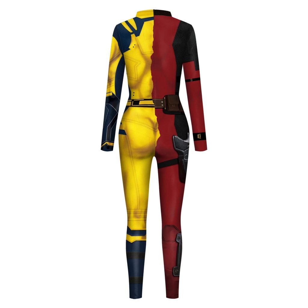 Marvel adultos niños Deadpool Wolverine Cosplay disfraz Wilson James Howlett superhéroe Catsuit Halloween carnaval fiesta monos