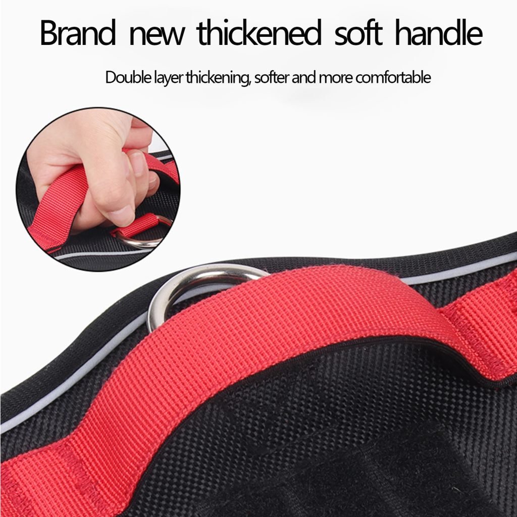 Arnés reflectante para perros medianos y grandes, chaleco táctico grande 1680D, tela Oxford impermeable, arneses para perros, suministros de accesorios para mascotas