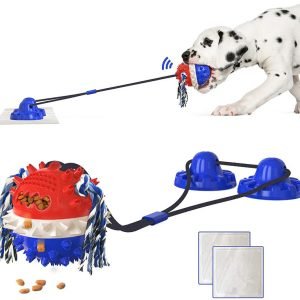 Aggressive Chew Dog Toy Large Dog Interactive Toy Aggressive Chew Dog Indestructible Toy Suction Cup