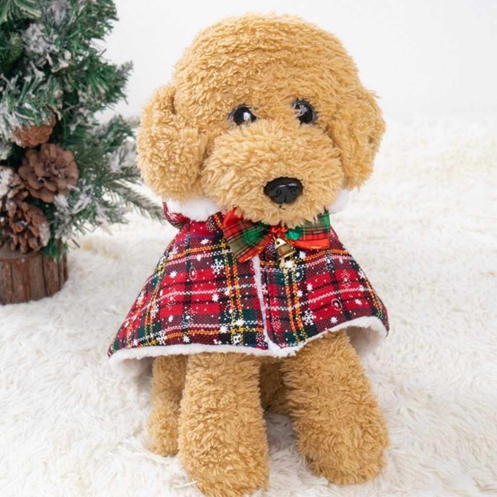 Cat Christmas Cape Hat Plush Shawl