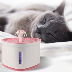 Automatic Pet Water Fountain With LED Electric USB