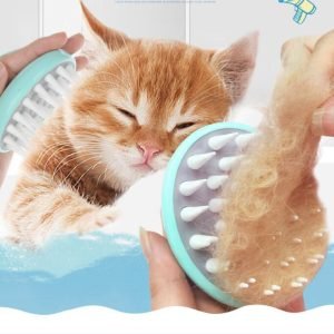 Massage Bath Brush Comfortable Pet Brush Grooming Dog PuppyWashing Cleaning Bath Brush Comb Dog Massage Shower