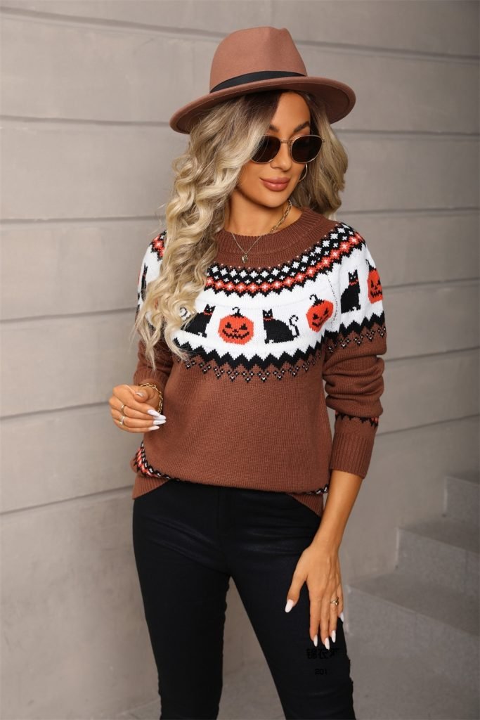 Women’s Oversized Knit Christmas Sweater