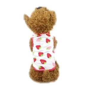 Candy-colored Pet Springsummer Thin Cotton Printed Vest