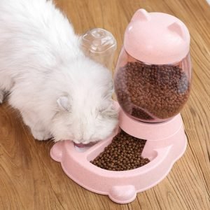 Cat Food Basin Water Automatic Feeder Dog Food Machine