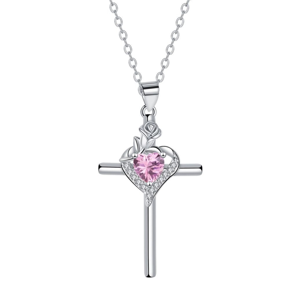 Love Ross Cross Necklace Fashion Elegant Jewelry Gift