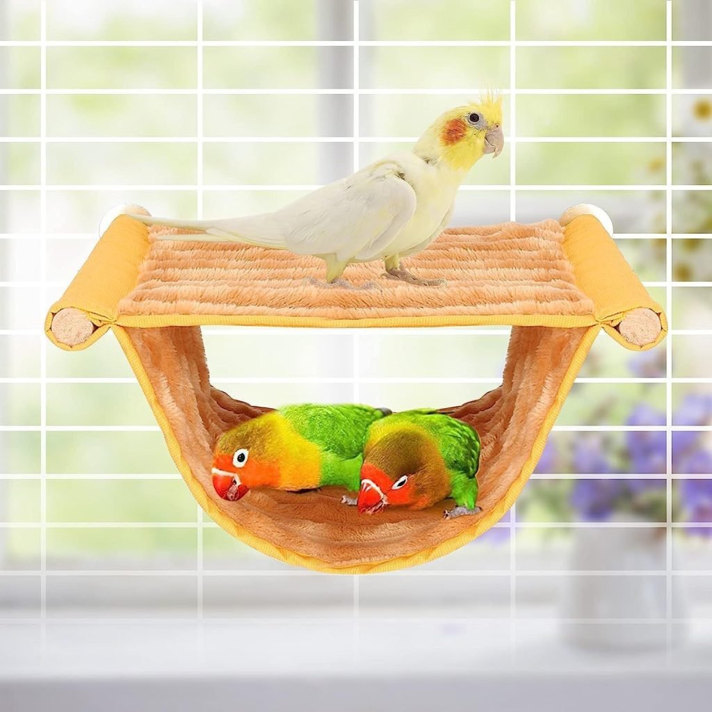 Parrot Pet Hamster Nest Warm Hammock Removable And Washable Hammock Window Sill Multi-color Hanging Cat Cradle