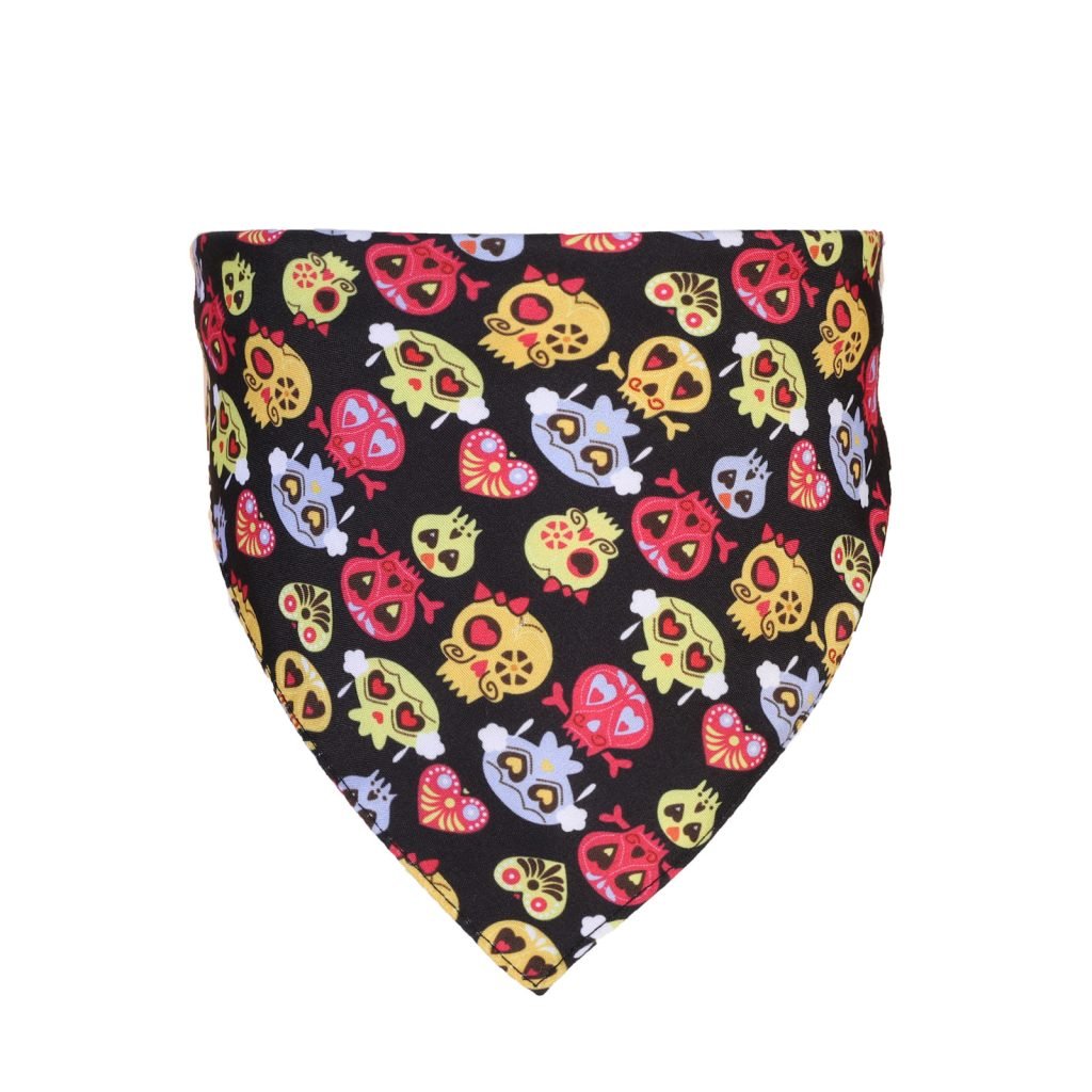 Halloween Pet Triangle Scarf Ghost Festival Lace Double Layer Can Be Customized