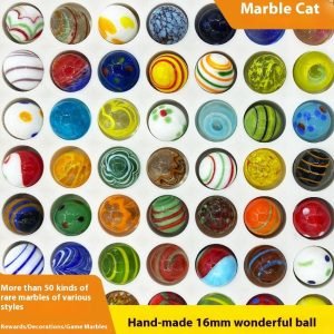 Colorful Solid Game Glass Marbles Fish Tank And Flower Pot Decoration