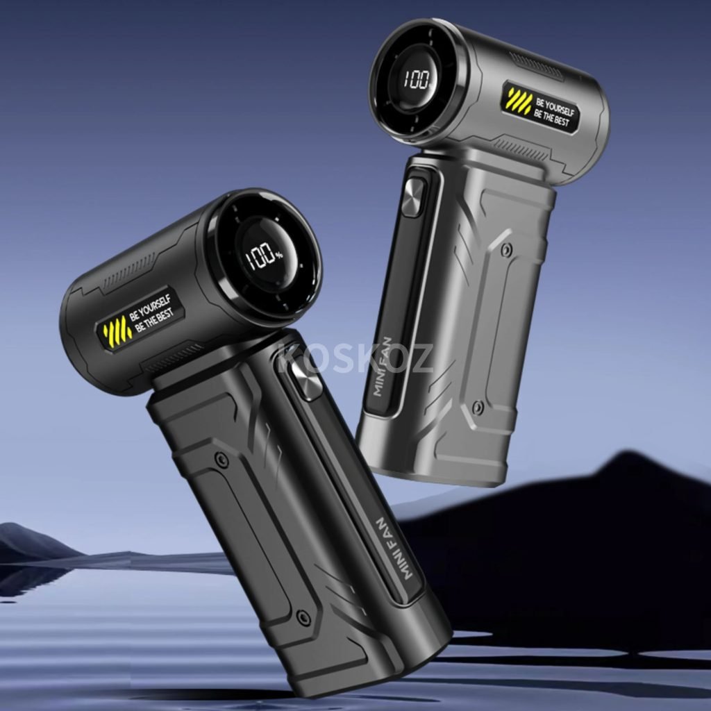 High Speed Handheld Turbo Fan, 5 Gear 76000RPM Super Power Air Dust, Turbo Fan for House, Outdoor. Dust Blower for Computer, Car