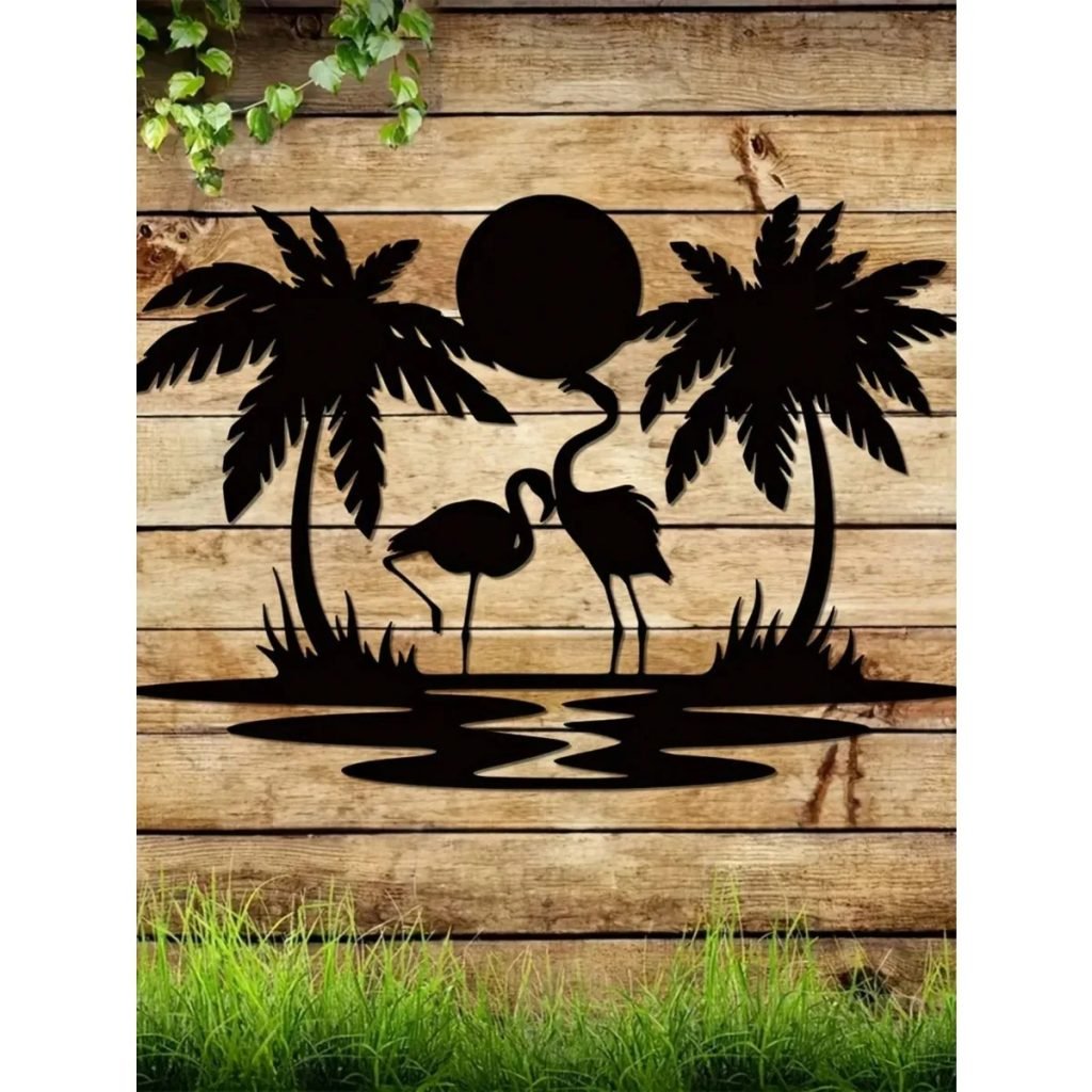 Swan Couple Wall Decoration Wall Sculpture | Gorgeous Ornament for Living Room/Door/Bedroom | Halloween & Christmas Gift