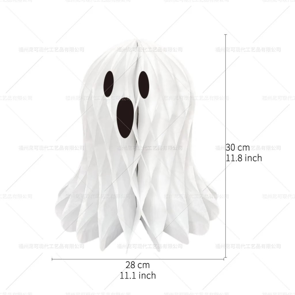 Halloween Spooky Honeycomb Ornament Boo Ghost Festival Party Hangings Trick Or Treat Happy Halloween Day 2025 Home Decor
