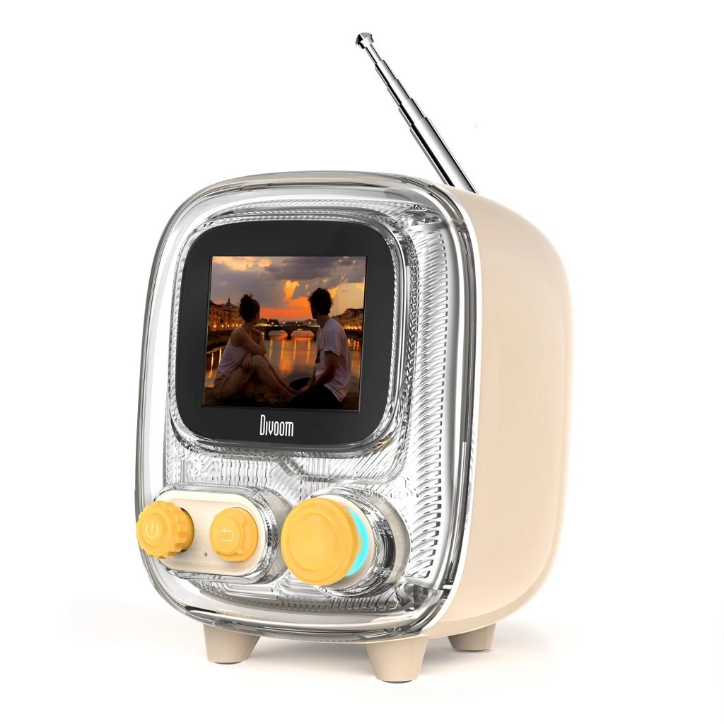 Divoom T-tiivoo-2 Mini Retro White Noise Bluetooth Speaker Portable Vintage Sleep Aid Bluetooth Speaker high quality Subwoofer