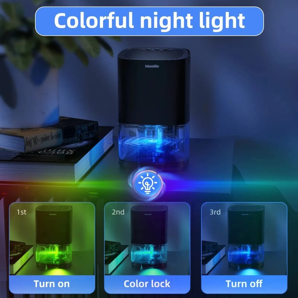 Air Dehumidifier Portable Mute Moisture Air Purifier For Home Bedroom Office Smart Dehumidifier Kitchen Dryer EU/US plug