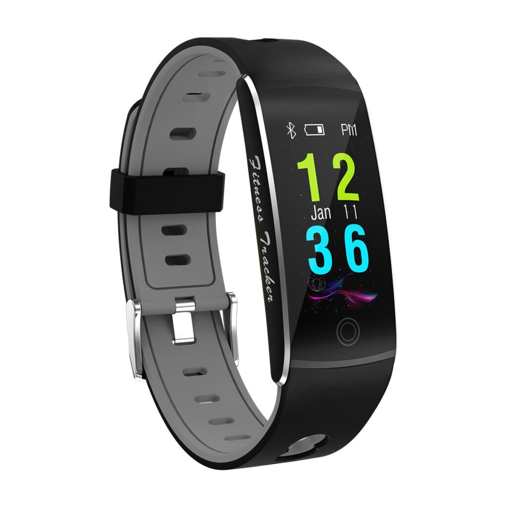 Color: Black – F10T body temperature smart bracelet