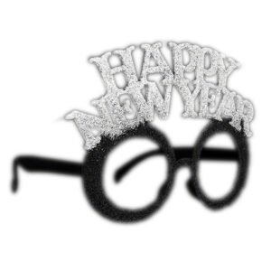 Unlit Happy New Year Party Sunglasses
