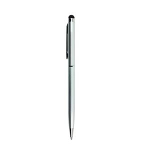 US Universal 2 In 1 Touch Screen Stylus Pens For Ipad Iphone Samsung Tablet All Mobile Phones Tablet PC Silver